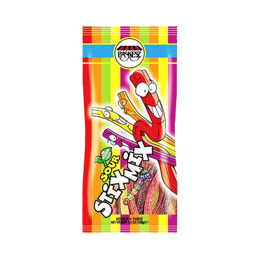 Paskesz Sour Stixmix 3.5 oz