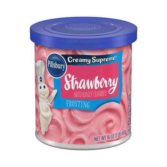 Pillsbury Creamy Supreme Strawberry Frosting 16 oz