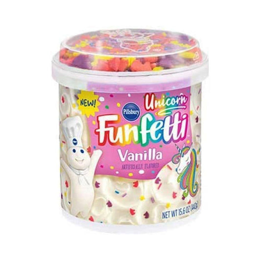 Pillsbury Funfetti Unicorn Vanilla Frosting 15.6 oz