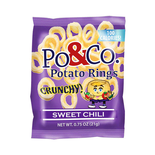 Po&amp;Co Potato Rings Sweet Chili 0.75 oz
