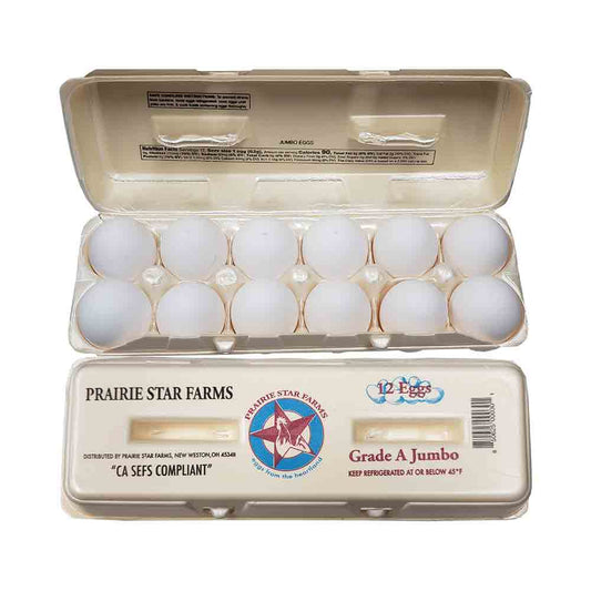 Prairie Star Farms Jumbo Eggs 12ct