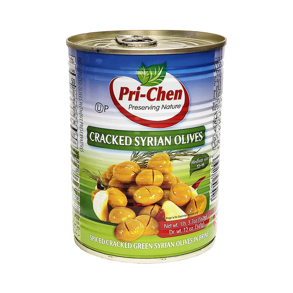 Prie-Chen Cracked Syrian Olives 19.8 oz