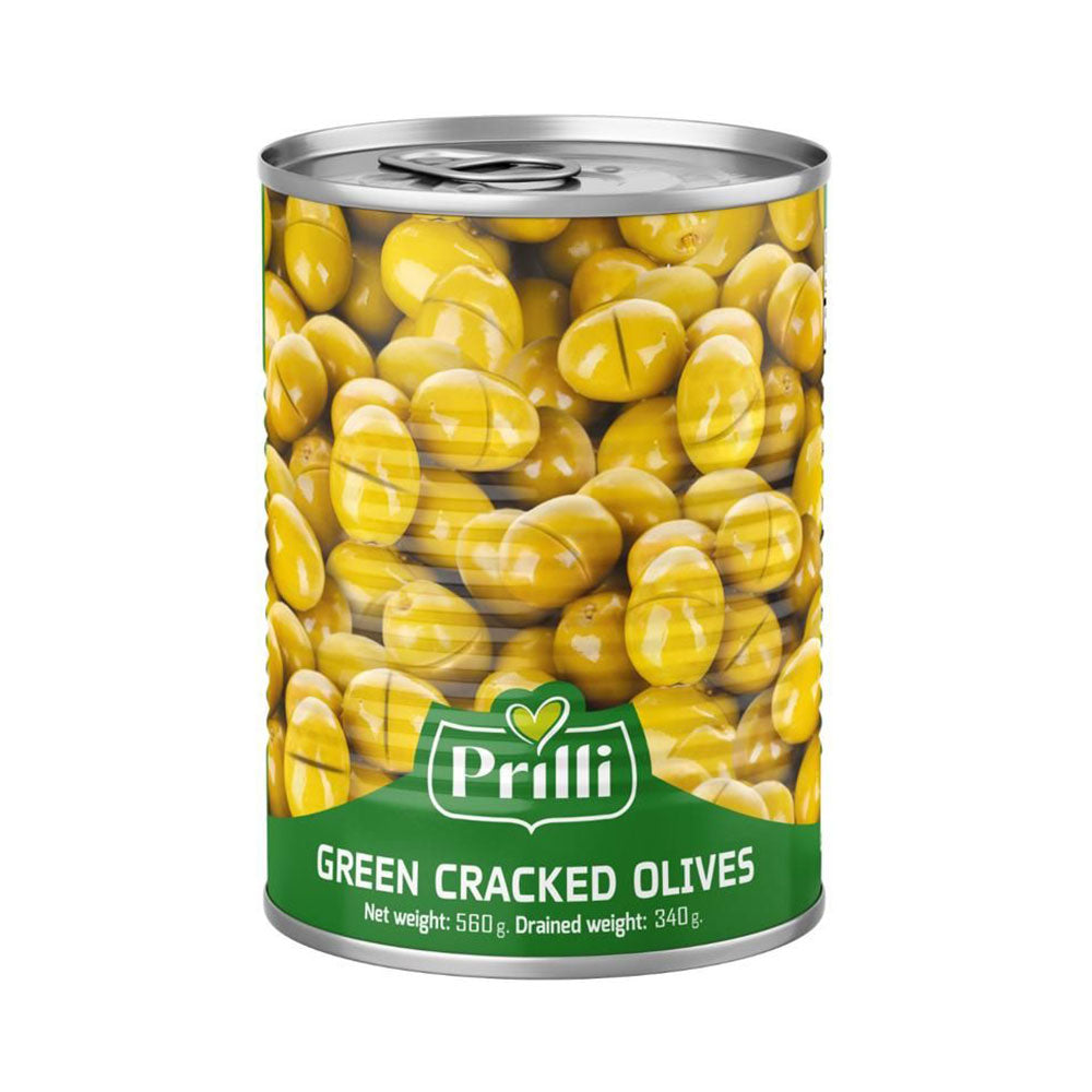 Prilli Green Cracked Olives 560 gr