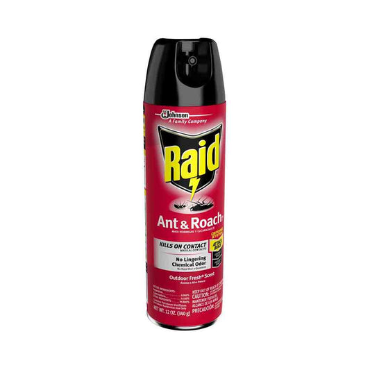 Raid Ant and Roach Killer Spray 12 oz