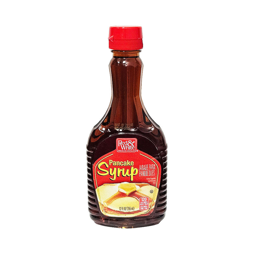 Red &amp; White Pancake Syrup 12 oz