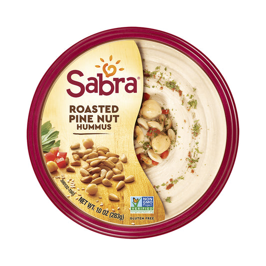 Sabra Hummus Roasted Pine Nuts 10 oz