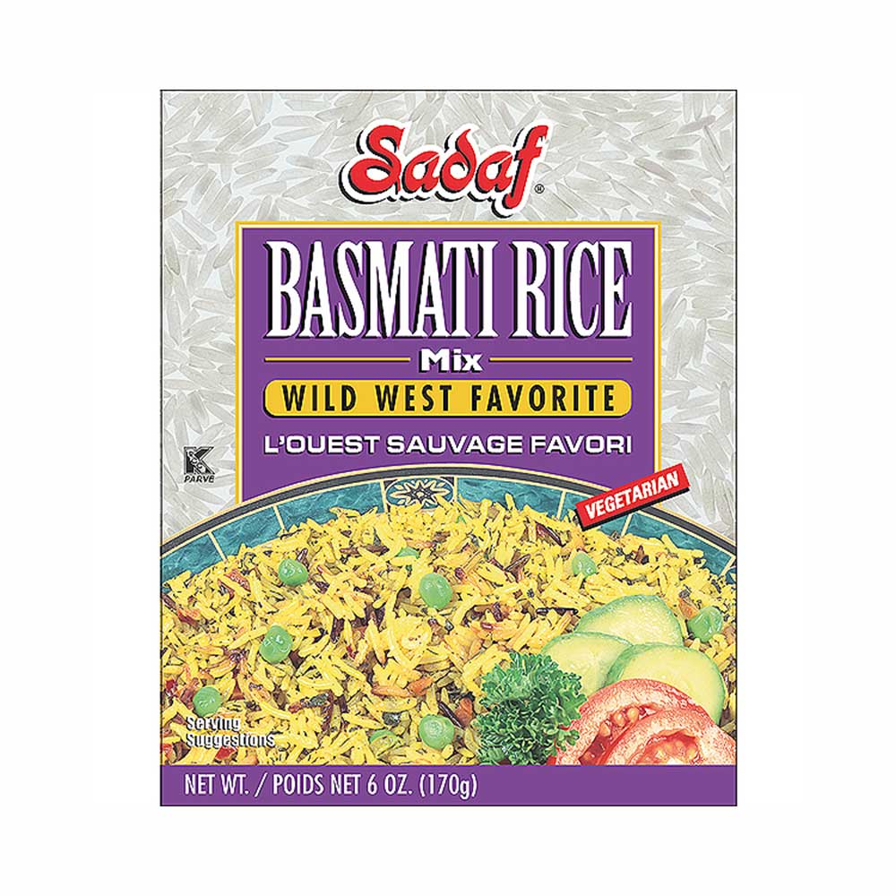 Sadaf Basmati Rice Mix Wild West Favorite 6 oz