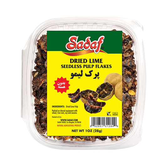 Sadaf Dried Lime Seedless Pulp Flakes 1 oz