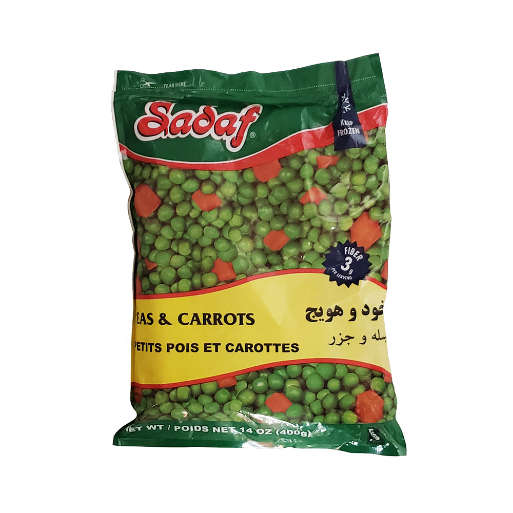 Sadaf Frozen Peas and Carrots 14 oz