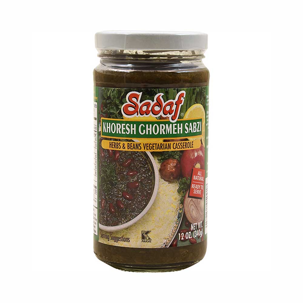 Sadaf Khoresh Ghormeh Sabzi Herbs and Beans Vegetarian Casserole 12 oz