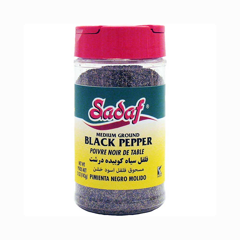 Sadaf Medium Ground Black Pepper 5 oz