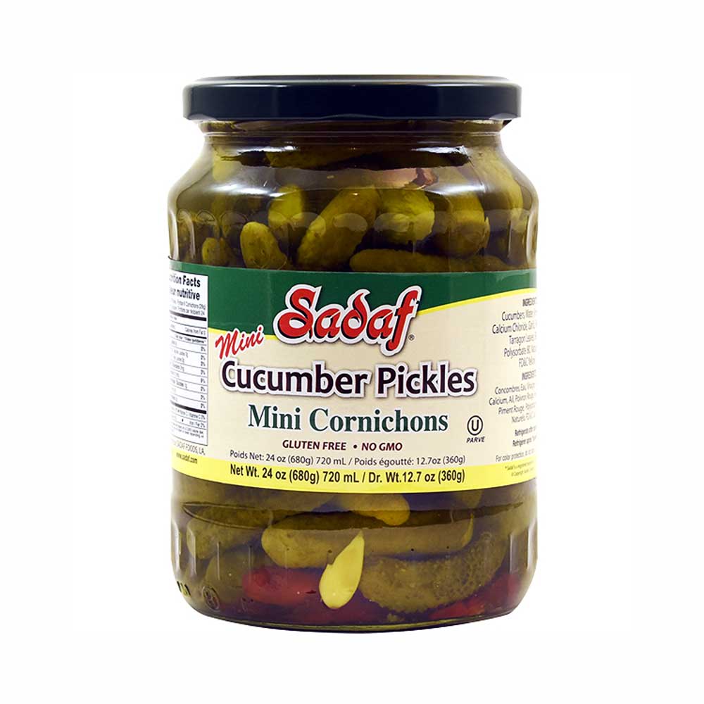 Sadaf Mini Cornichons 24 oz