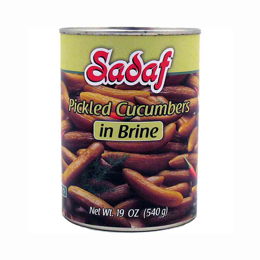 Sadaf Pickled Cucumbers in Brine 18-25  18 oz