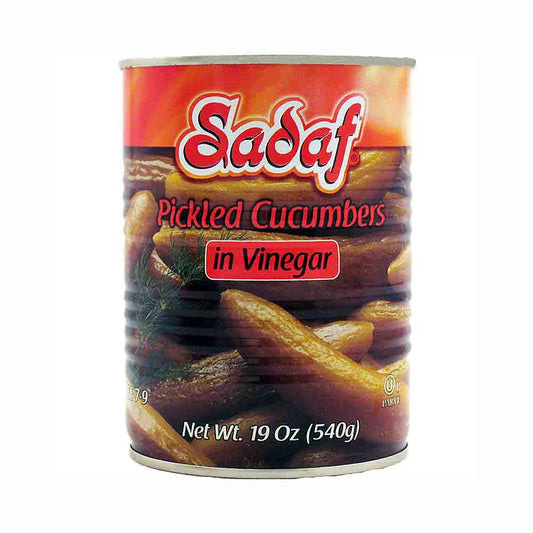 Sadaf Pickled Cucumber in Vinegar 7-9 19 oz