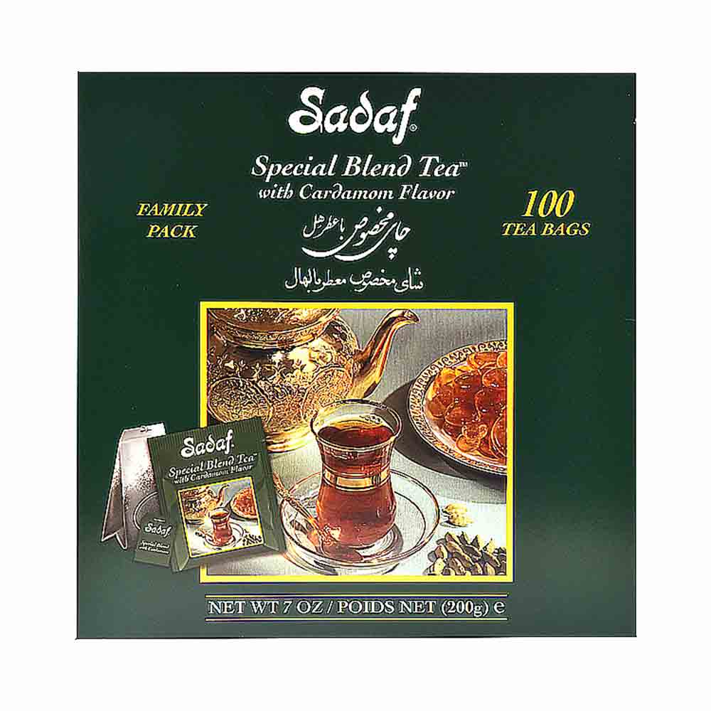 Sadaf Cardamom Tea 100 Bags