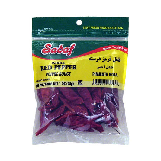 Sadaf Whole Red Pepper 1 oz