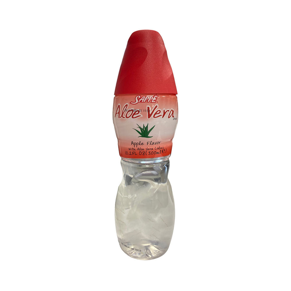 Sappe Aloe Vera Beverage Apple Flavor With Aloe Vera Cubes 300ml