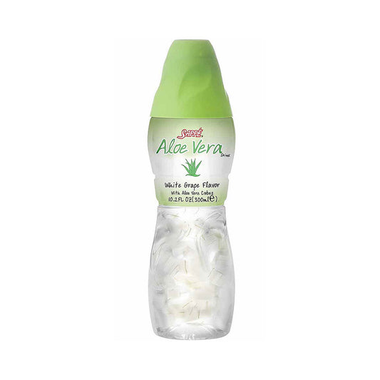 Sappe Aloe Vera Beverage Grape Flavor With Aloe Vera Cubes 300ml