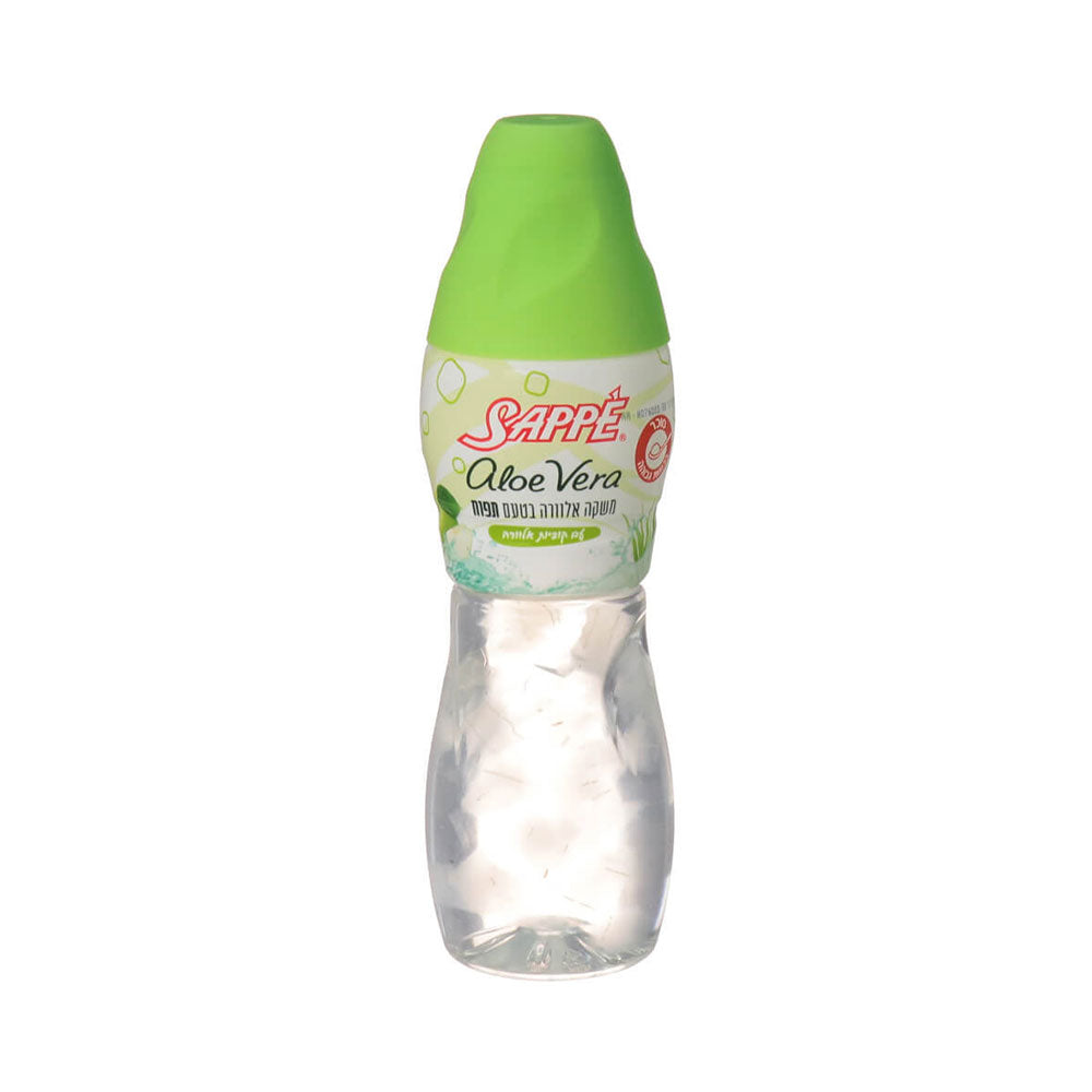 Sappe Aloe Vera Beverage Apple Flavor With Aloe Vera Cubes 330 ml