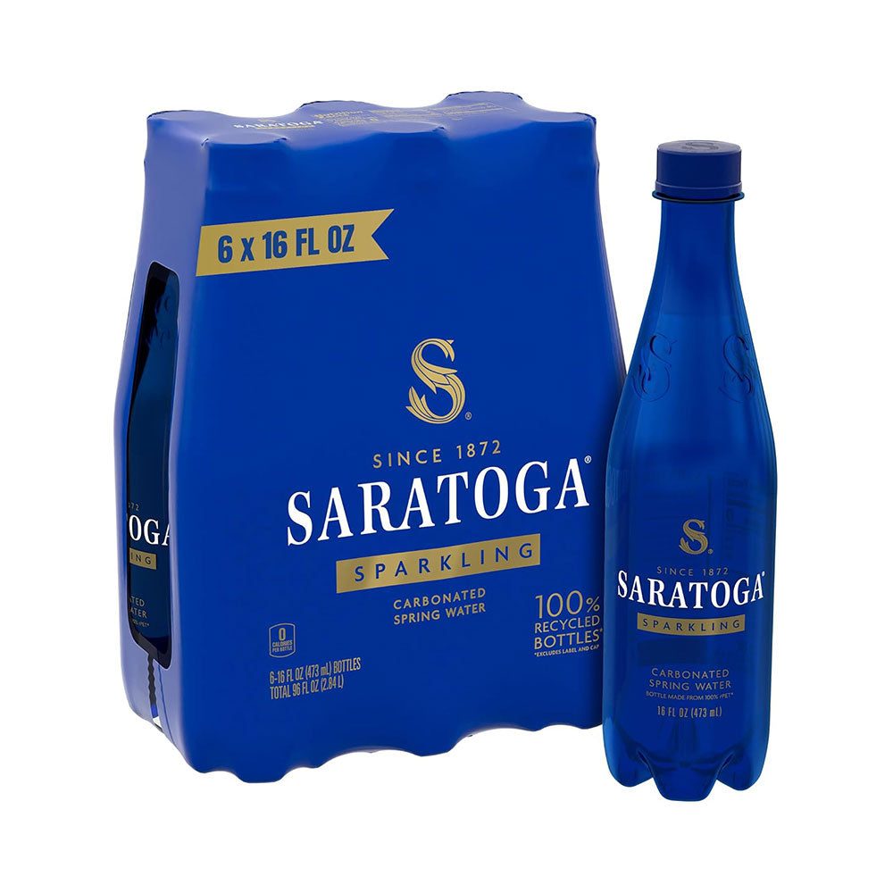 Saratoga Sparkling Spring Water 6x16fl