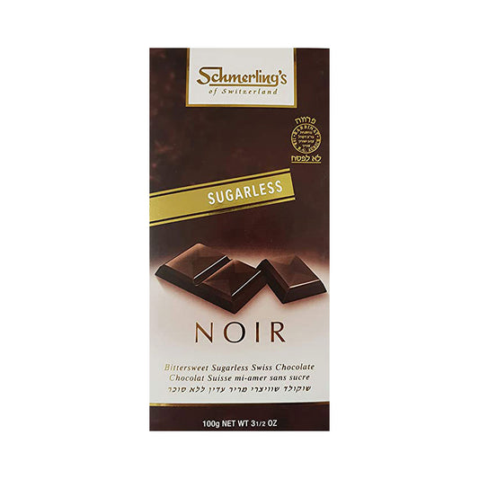 Schmerling's Sugarless Dark Noir Chocolate Parve 3.5oz
