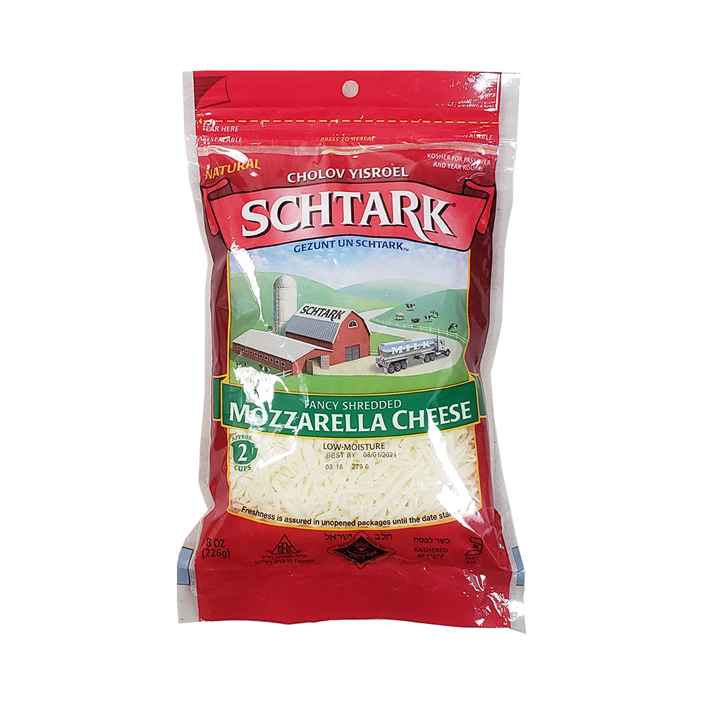 Schtark Shredded Mozzarella Cheese 8 oz