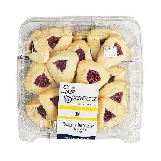Schwartz Bakery Raspberry Hamentashen 12oz