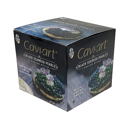 Season Cavi-Art Black Seaweed Pearls Caviar Style 3.5 oz