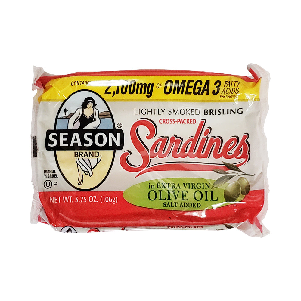 Season Sardines In Extra Virgin Olive Oil 3.75 oz