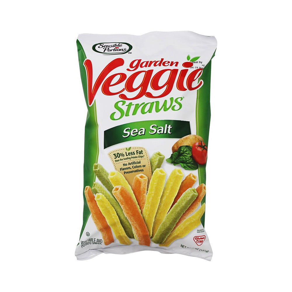 Sensible Portions Garden Veggie Straws Sea Salt 5 oz