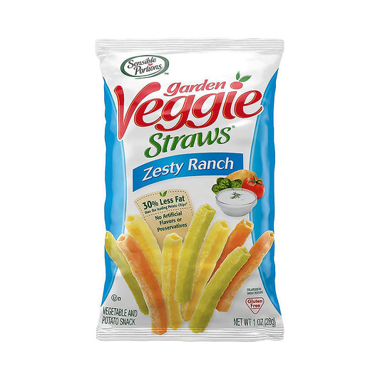 Sensible Portions Veggie Straws Zesty Ranch 1 oz