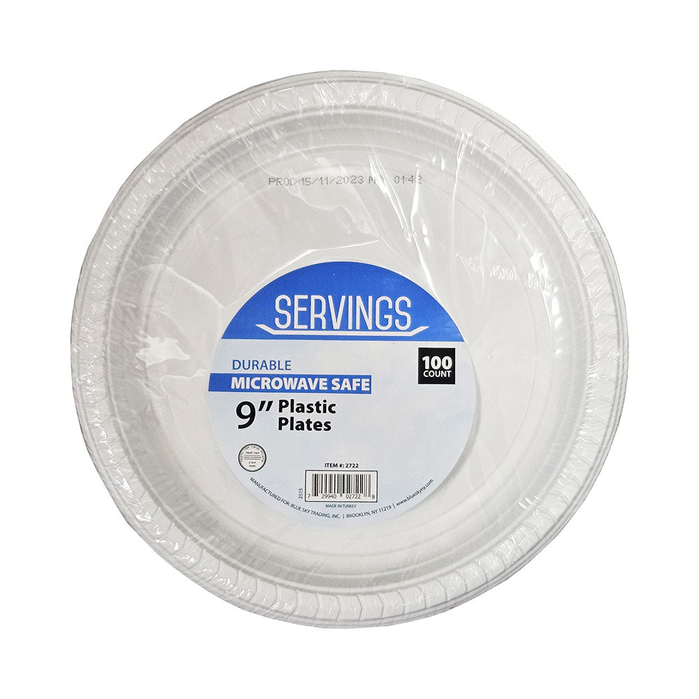 Servings Durable Microwave Safe 9''  100 ct