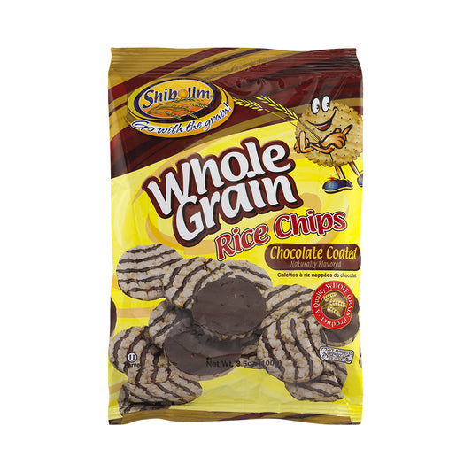 Shibolim Whole Grain Rice Chips Chocolate Coated 3.5 oz