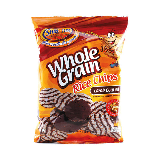 Shibolim Whole Grain Rice Chips Carob Coated 3.5 oz