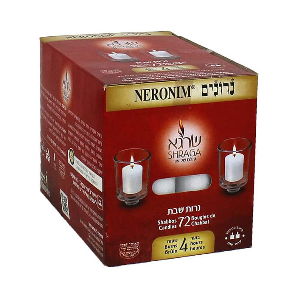 Shraga Neronim 72 Shabbat Candles 4 Hours