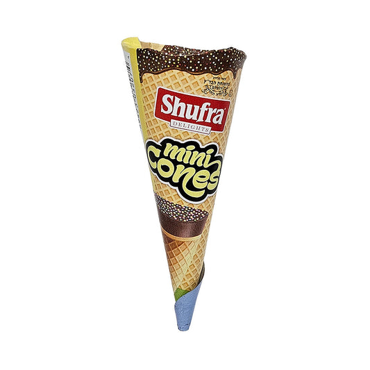 Shufra Hazelnut Filled Mini Cones  0.88 oz