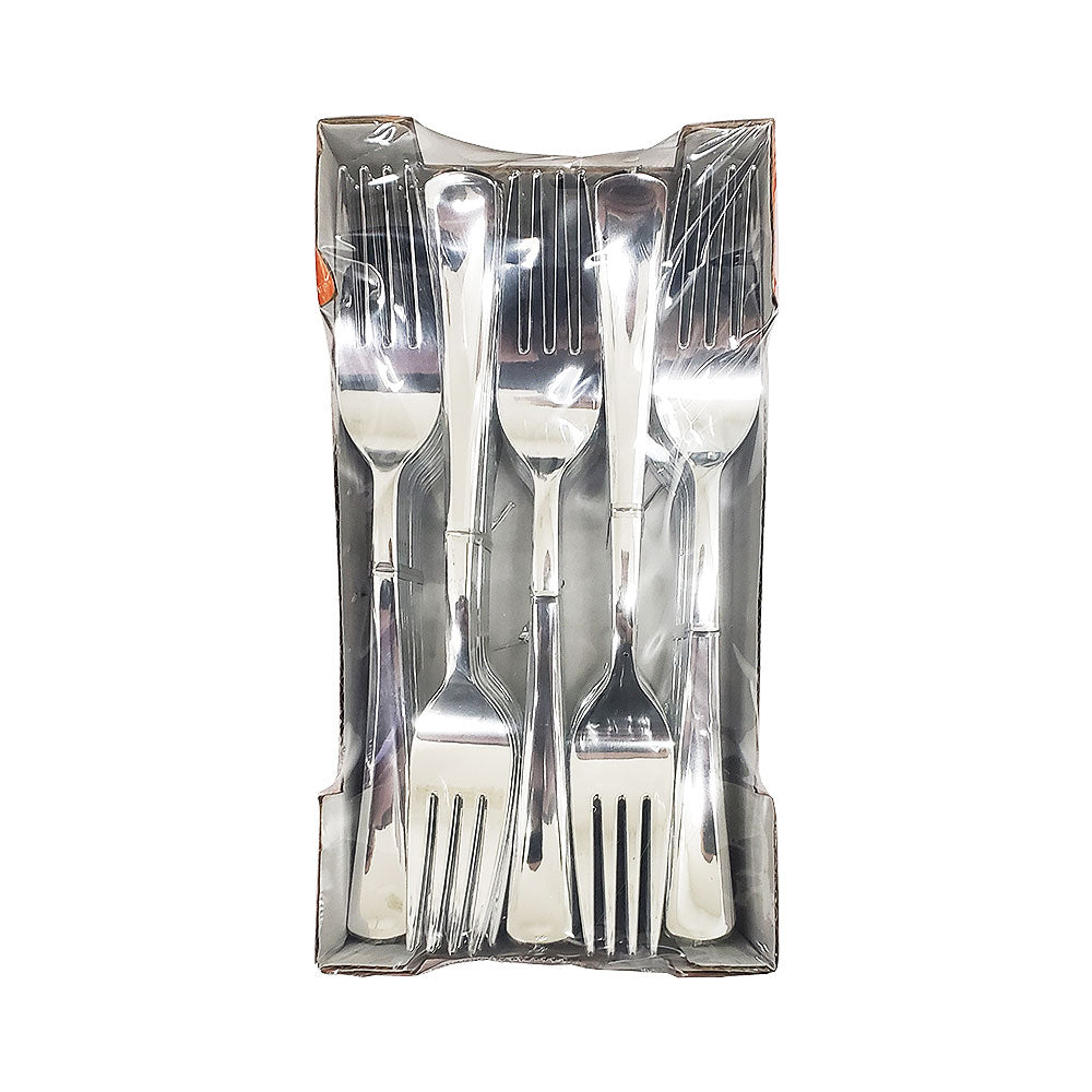 Silver plastic Fork 50 pcs