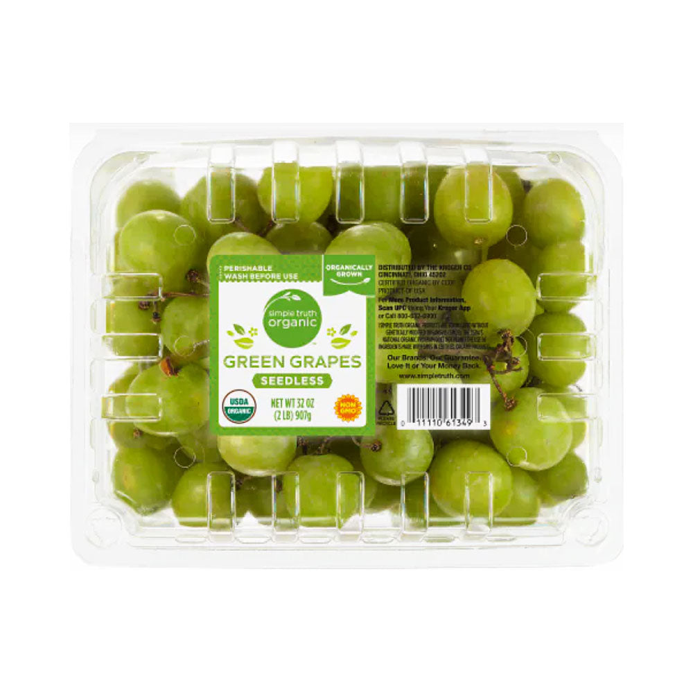 Simple Truth Organic Green Grapes 32 oz