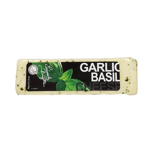 Sincerely Brigitte Roasted Garlic and Basil Cheese Chunk 7 oz