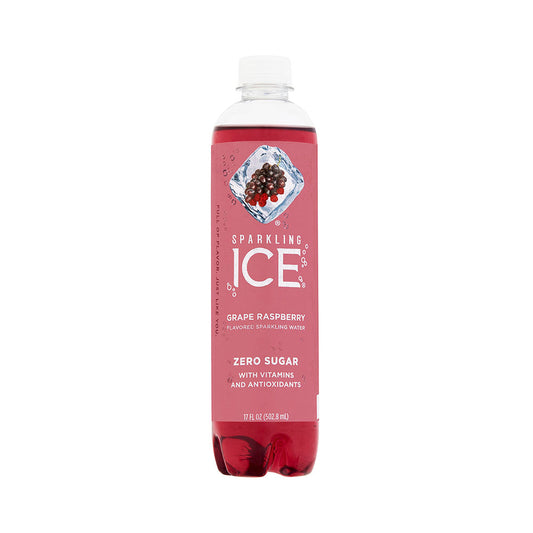 Sparkling Ice Grape Raspberry Zero Sugar 17 oz