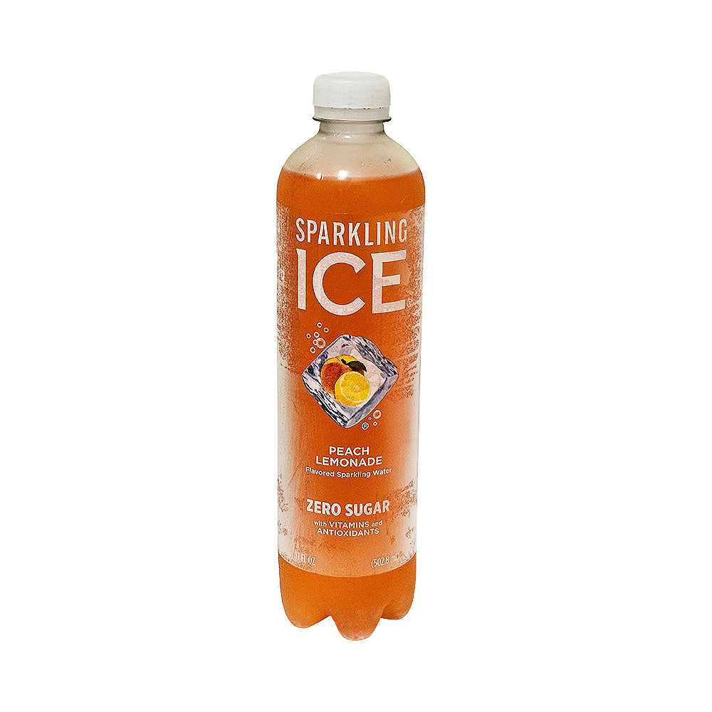 Sparkling Ice Peach Lemonade Zero Sugar 17 oz
