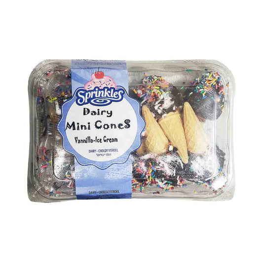 Sprinkles Dairy Mini Cones Vanilla Ice Cream 24 fl