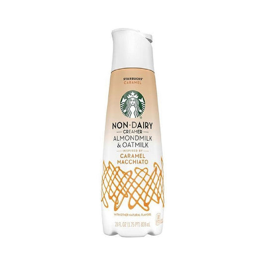 Starbucks Non Dairy Almond Milk &amp; Oat Milk Caramel Macchiato 28 oz