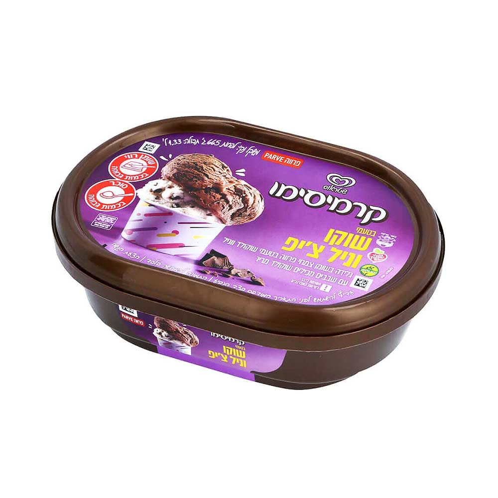 Strauss Cremissimo Chocolate and Vanilla Chip 1.33L