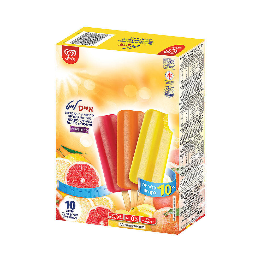 Strauss Eskimo Lemon Grapefruit Mango Flavor 10pk