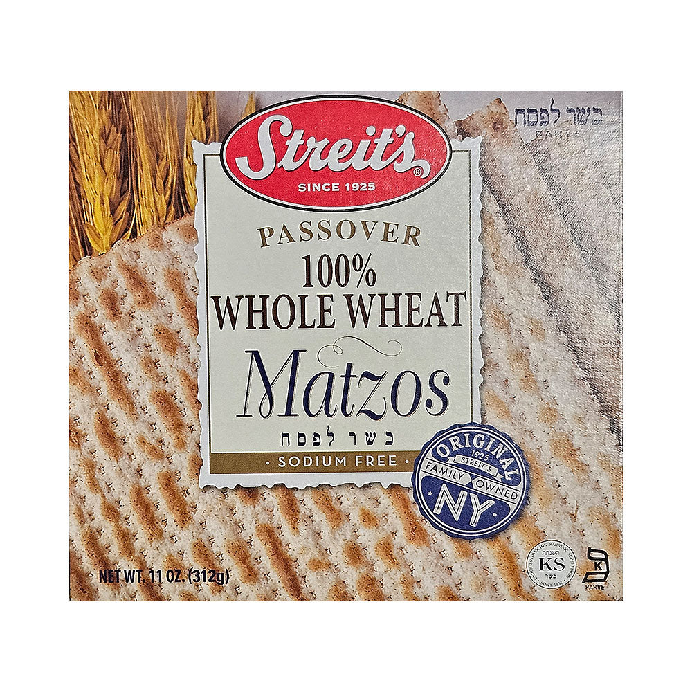 Streit's Passover Whole Wheat Matzos 11 oz