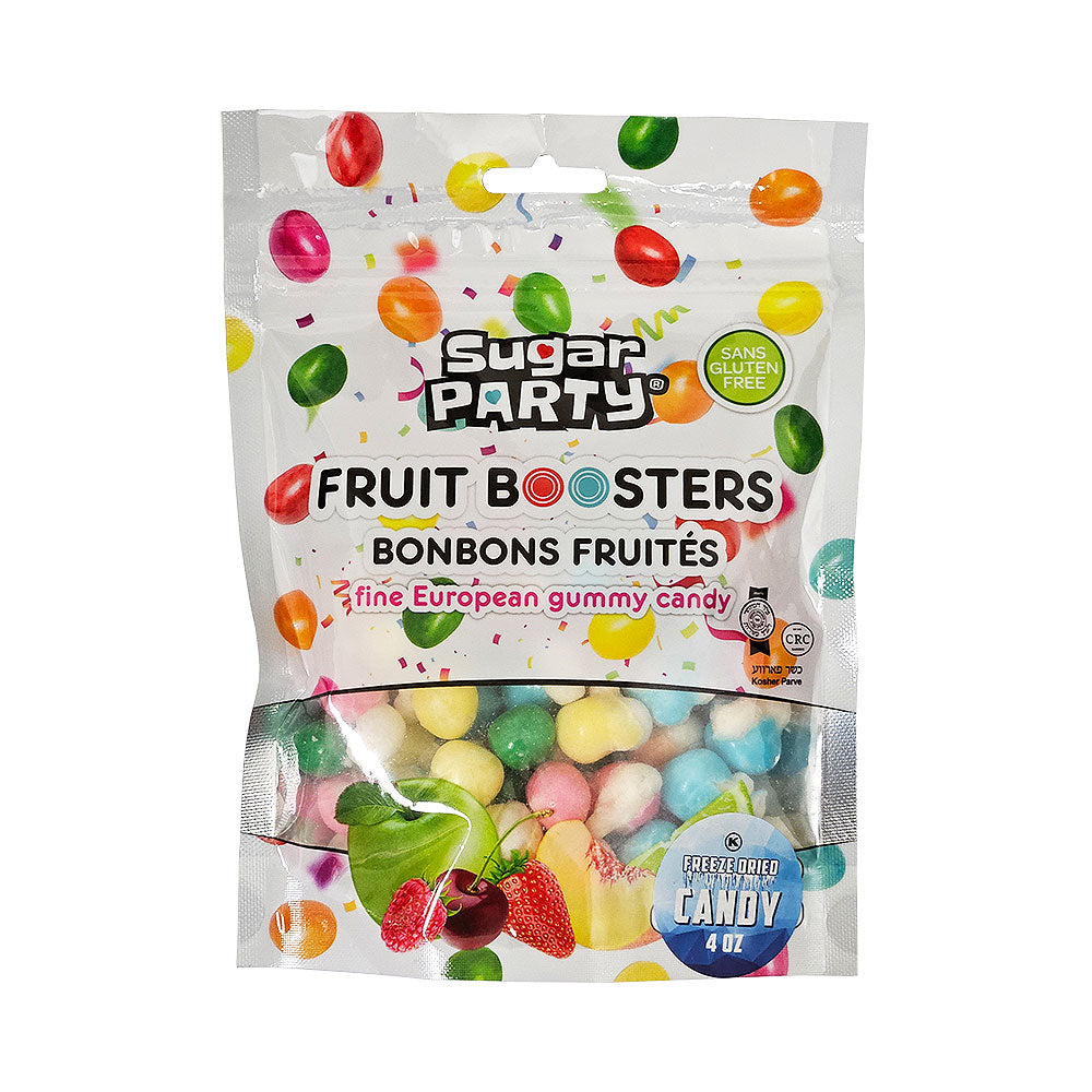 Sugar Party Fruit Boosters Gummy Candy 4 oz