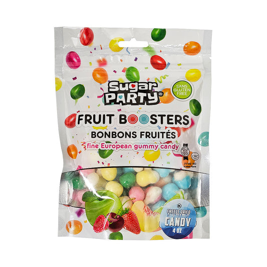 Sugar Party Fruit Boosters Gummy Candy 4 oz