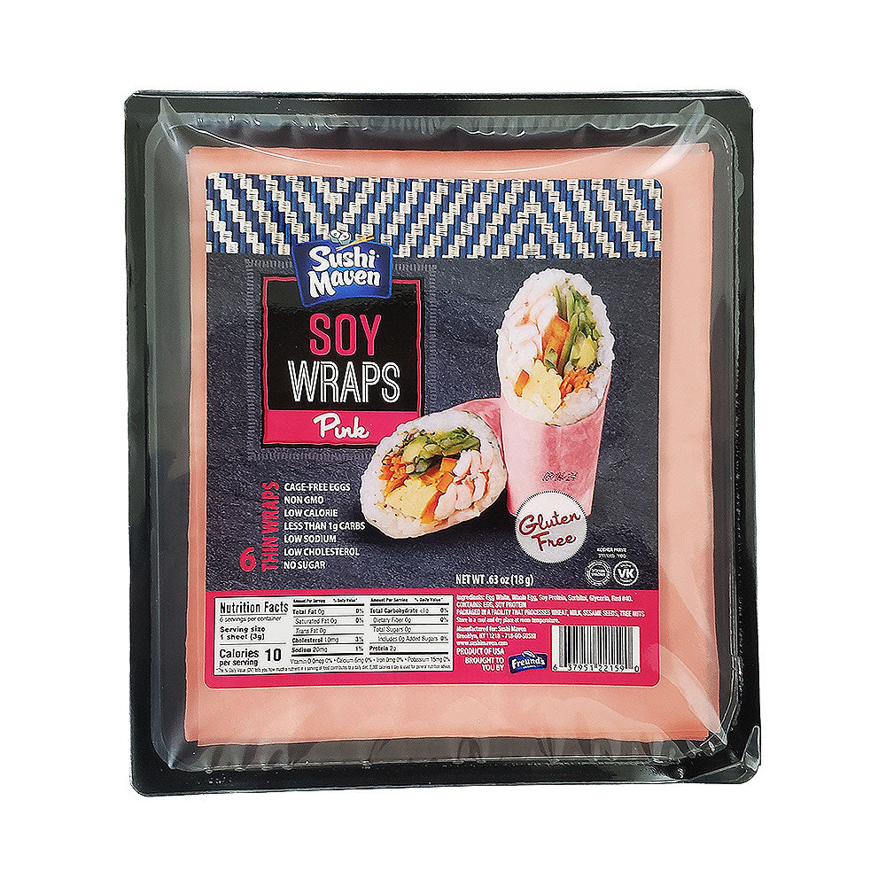 Sushi Maven Pink Soy Wraps 0.63 oz