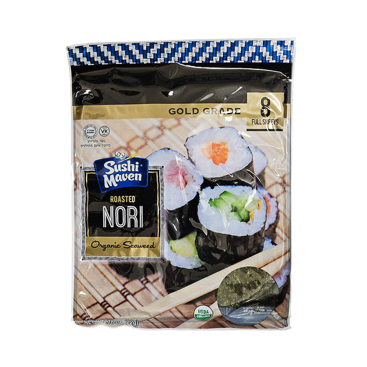 Sushi Maven Roasted Nori Gold Grade  Sheets .78 oz